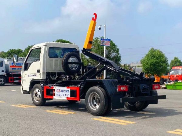 福田小卡3方鉤臂(車廂可卸式)垃圾車